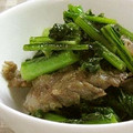 umemodoki's cooksnap of when they made 豚肉と青梗菜のオイスターソース炒め.