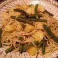 grisgries's cooksnap of when they made 新じゃが＆パスタ★ジェノベーゼ.