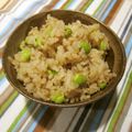 m@n@'s cooksnap of when they made 舞茸1つで♪塩麹の幸せ炊き込みご飯♡.