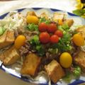 miyuki12's cooksnap of when they made 焼き肉と厚揚げのボリュームサラダ.