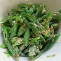 かぴーな's cooksnap of when they made インゲン豆のみそマヨ和え.