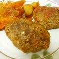 そらてんママ's cooksnap of when they made 野菜たっぷり♪煮込みハンバーグ.