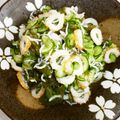 ともち様's cooksnap of when they made キュウリとジャコの酢の物.