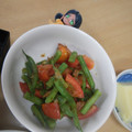おやじ犬の妻's cooksnap of when they made ＊トマトとアスパラのおかか和え＊.