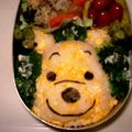 こはることん's cooksnap of when they made プーさんのお弁当（キャラ弁）.