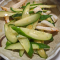 ヨシヨッシー's cooksnap of when they made きゅうりとちくわのピリ辛和え☆.