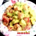 ∞まち∞'s cooksnap of when they made トマトと海老アボカドのカレーサラダ.