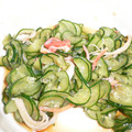 翔仁LOVE's cooksnap of when they made きゅうりとカニカマのあっさり酢の物.