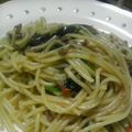 MrsWhite's cooksnap of when they made ほうれん草とひき肉のあんかけ和風パスタ❀.