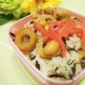 bobitin's cooksnap of when they made 紅ショウガで華やぐ✿ひじきごはん.
