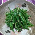 UmEcO07's cooksnap of when they made 激うまインゲンのゴマ和え♪.