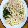 kentohira's cooksnap of when they made ヘルシー簡単☆大葉とツナの醤油冷製パスタ.