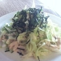laie's cooksnap of when they made ささみとキャベツの胡麻和え.