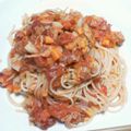 ゆるんる's cooksnap of when they made 野菜たっぷりトマトソースパスタ.