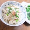 よちりん's cooksnap of when they made ささみと温泉卵の梅わさび塩昆布丼.
