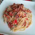 マキマキウキキ's cooksnap of when they made 爽やか！トマトと青じその冷製パスタ.