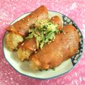 みなみんくっきんぐ's cooksnap of when they made 余った蒲焼のタレできゅうり巻き.