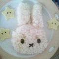 ちゅりんこ＠'s cooksnap of when they made キャラ弁 ミッフィーちゃん弁当.