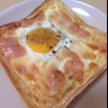 kazumeat's cooksnap of when they made パズーの焼きたてエッグトースト.