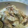 saorinごましお's cooksnap of when they made 炊飯器で簡単♪ガーリックピラフの鶏肉乗せ.