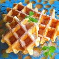 すみれちゃ's cooksnap of when they made 息子お得意☆　ワッフル.