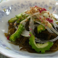 mmameco's cooksnap of when they made ゴーヤともずくのさっぱり和え.