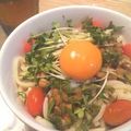 こーぁ's cooksnap of when they made 冷凍うどんDE冷やし納豆うどん.