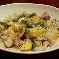 かまぼこ3rd's cooksnap of when they made じゃがいもと鶏肉のアヒージョ.