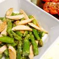 yumyum0618's cooksnap of when they made アスパラと魚肉ソーセージのチーズ炒め.
