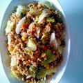ｏｔｅｆｕ's cooksnap of when they made ＊レタスとひき肉の和風チャーハン＊.
