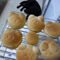 あひるるる〜's cooksnap of when they made フランスパンのハンバーガーバンズ.