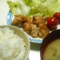 9時から男's cooksnap of when they made 鶏もも肉の簡単味噌焼き♡.