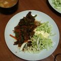 akubi0828's cooksnap of when they made 日本亭風～牛スタミナ焼肉～.