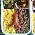 まどく氏's cooksnap of when they made 馬鹿たれで鶏(合挽き)そぼろ★そぼろ弁当.