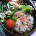 めんちゃん1105's cooksnap of when they made キャラ弁☆簡単☆ガンダム・ザク・ドム.