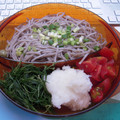 junkydish2's cooksnap of when they made トマトとおかひじきのおろしそば.