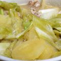 さいたまさと's cooksnap of when they made キャベツと豚肉の煮物.