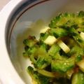 hoppechan's cooksnap of when they made ゴーヤチーズおかか（＾ｕ＾）.