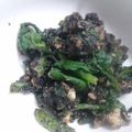 ユーロン's cooksnap of when they made ほうれん草のごまあえ過ぎ♡（黒Ver.）.