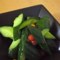 yukiじるし's cooksnap of when they made 梅こぶ茶で胡瓜の浅漬け.