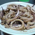楓〜カエ〜's cooksnap of when they made イカゲソとしめじのニンニク醤油炒め.