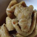 mydogkohaku's cooksnap of when they made とり皮のピリ辛煮☆.