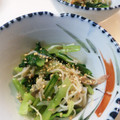まーしの's cooksnap of when they made 小松菜とカニカマの和え物.