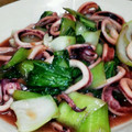 わんりーふ's cooksnap of when they made 青梗菜とイカの中華炒め（とろみをつけて）.