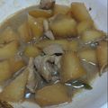 Ruri03's cooksnap of when they made 大根と鶏肉の味噌煮込み.