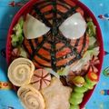 お竹かぁちゃん's cooksnap of when they made キャラ弁 スパイダーマン.