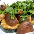 myukitty's cooksnap of when they made ズッキーニと椎茸のニンニク醤油炒め.
