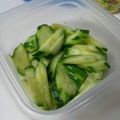★Rascal★'s cooksnap of when they made あっという間☆きゅうりの即席漬☆.