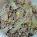 ゆうへいくん's cooksnap of when they made 豚肉とレタスの塩麹炒め.