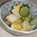 きらり流れ星's cooksnap of when they made 白菜大根きゅうりみょうがの簡単塩漬け.
